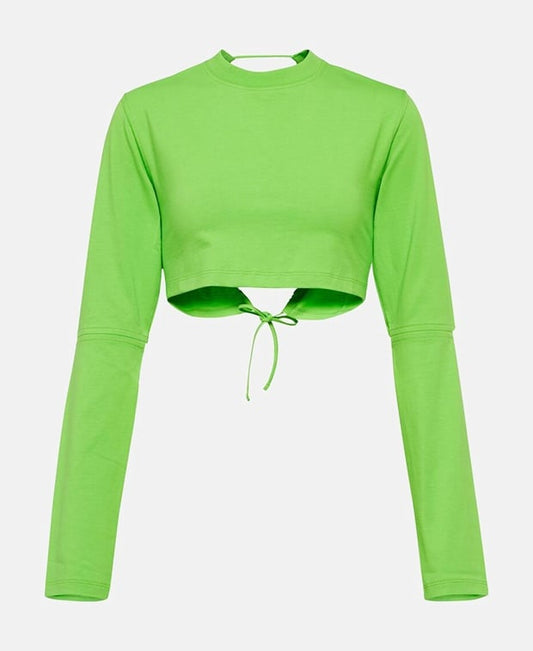 Jacquemus Long-sleeved top Green