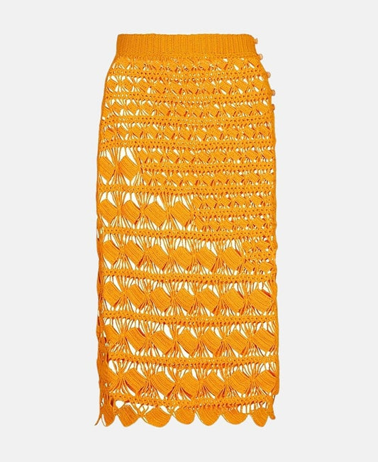 Acne Studios Midi skirt Orange