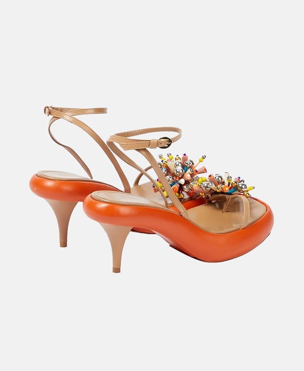 Dries Van Noten Heeled sandals Orange