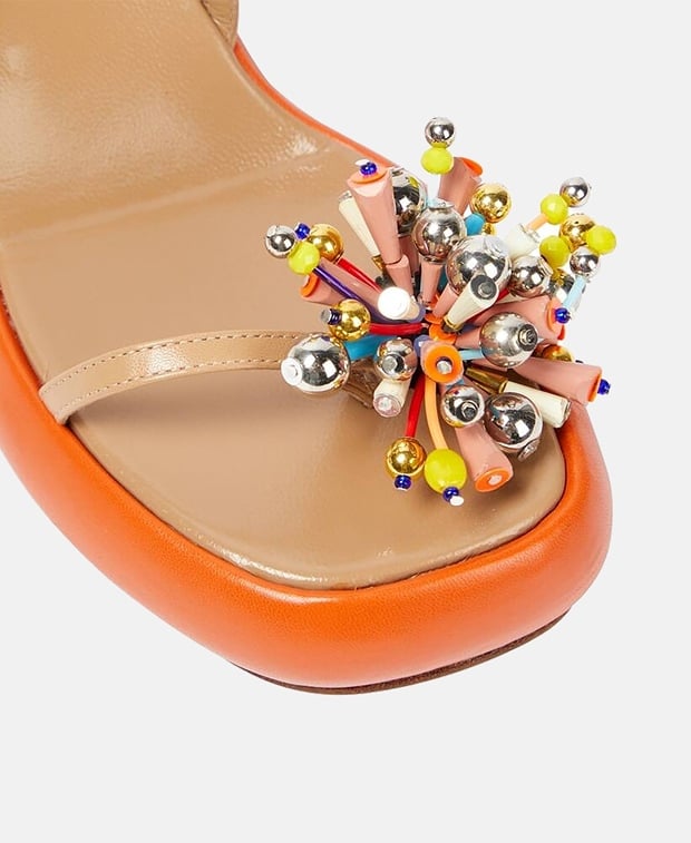 Dries Van Noten Heeled sandals Orange
