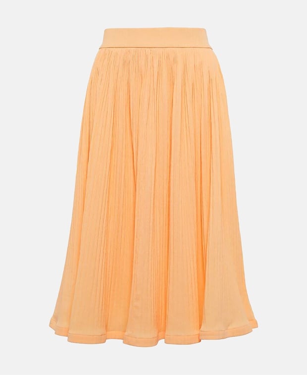 Jil Sander A-line skirt Orange