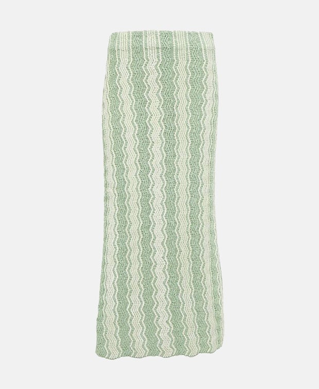 Jil Sander A-line skirt Green