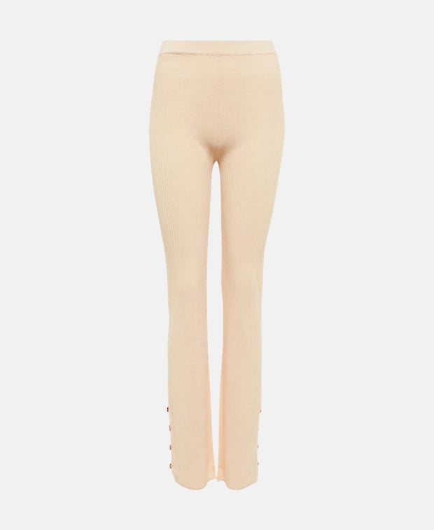 Acne Studios Knitted trousers Champagne