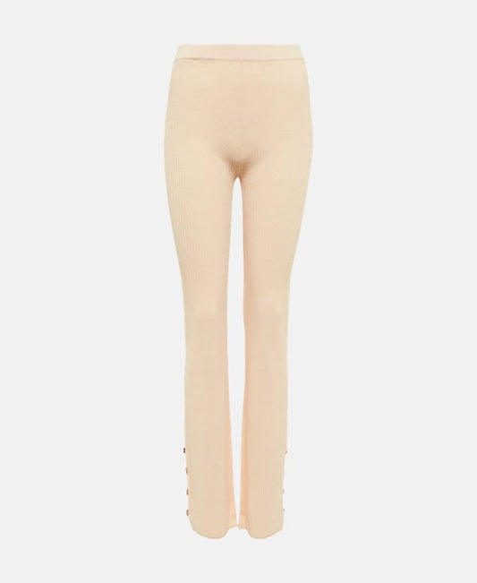 Acne Studios Knitted trousers Champagne