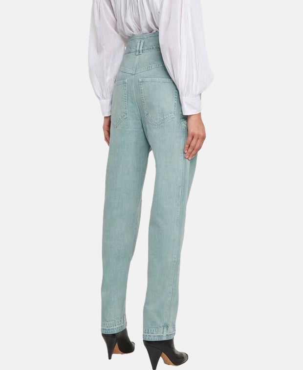 Marant Etoile Straight-leg jeans Mint