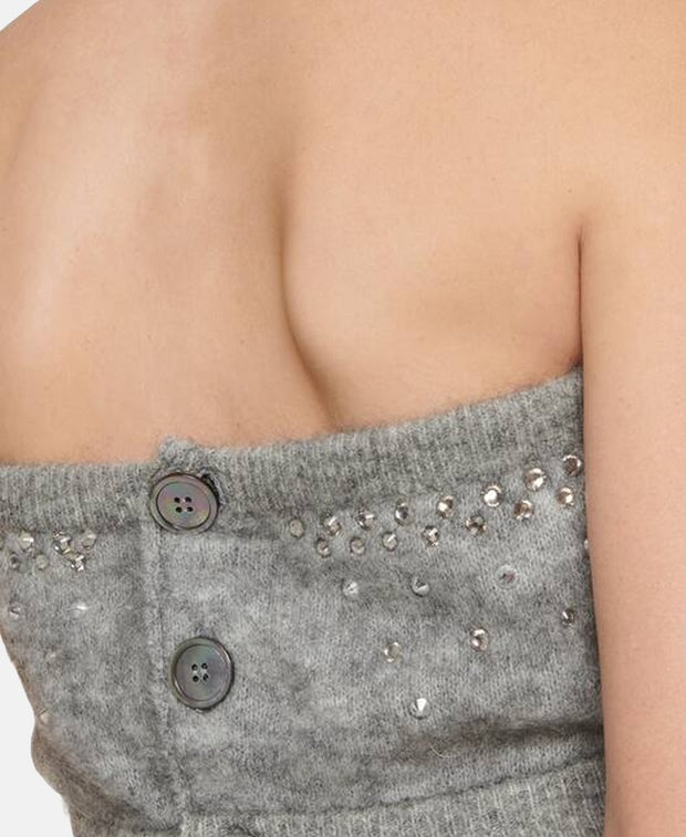 Alessandra Rich Top Grey