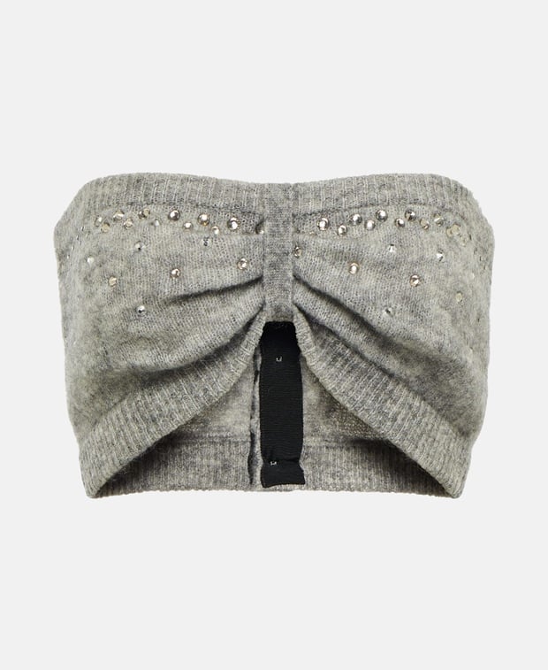 Alessandra Rich Top Grey