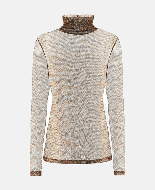 Dries Van Noten Long-sleeved top Camel