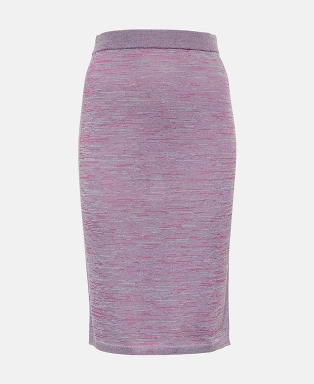 Dries Van Noten Knitted skirt Purple
