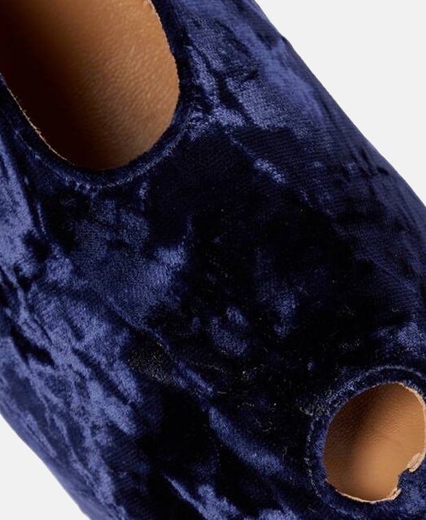 Dries Van Noten Wedges Navy