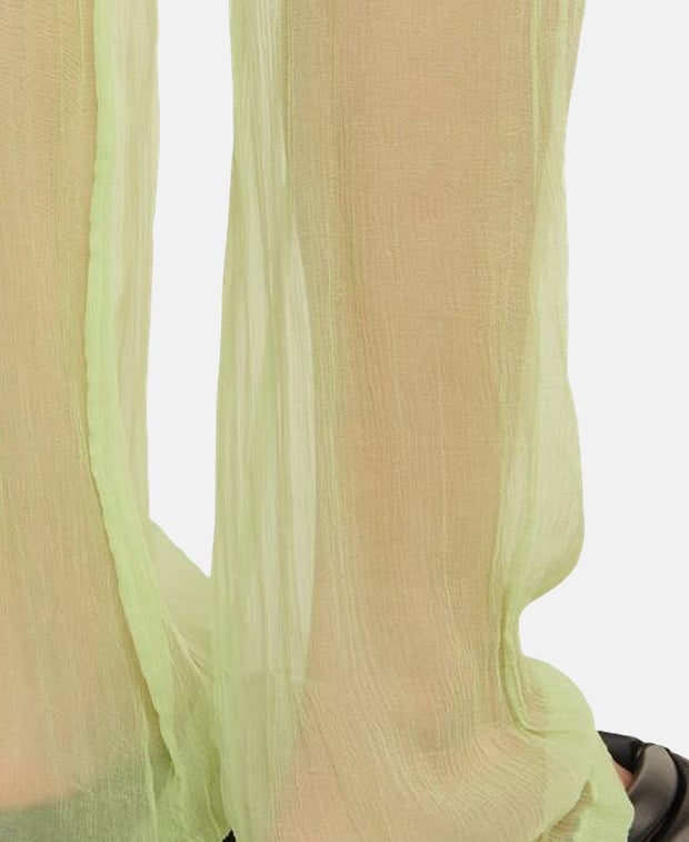 Dries Van Noten Silk trousers Mint