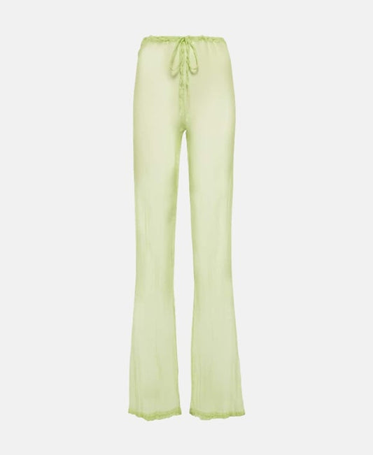 Dries Van Noten Silk trousers Mint