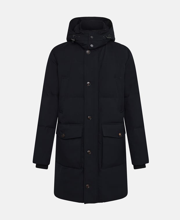 Pal Zileri Quilted coat Navy