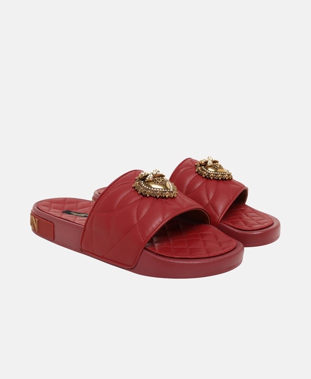 Dolce & Gabbana Devotion Slides Red
