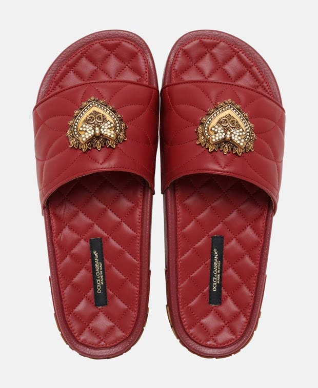 Dolce & Gabbana Devotion Slides Red