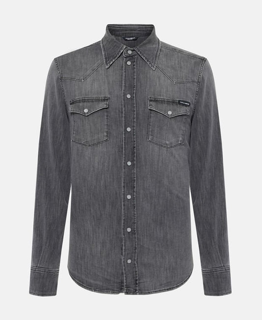 Dolce & Gabbana Denim shirt Dark Grey