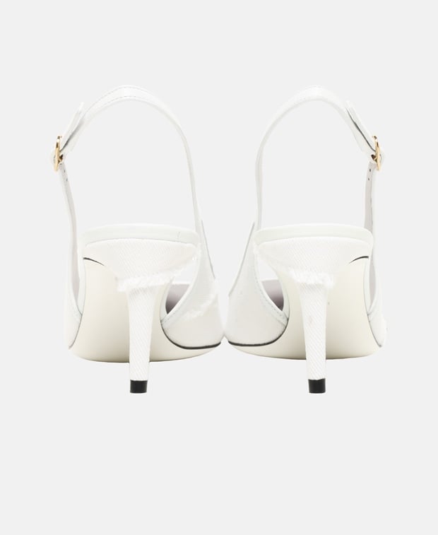 Dolce & Gabbana Lollo R 60 Slingback pumps White