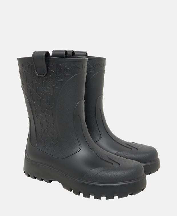 Dior Garden Chelsea gumboots Black