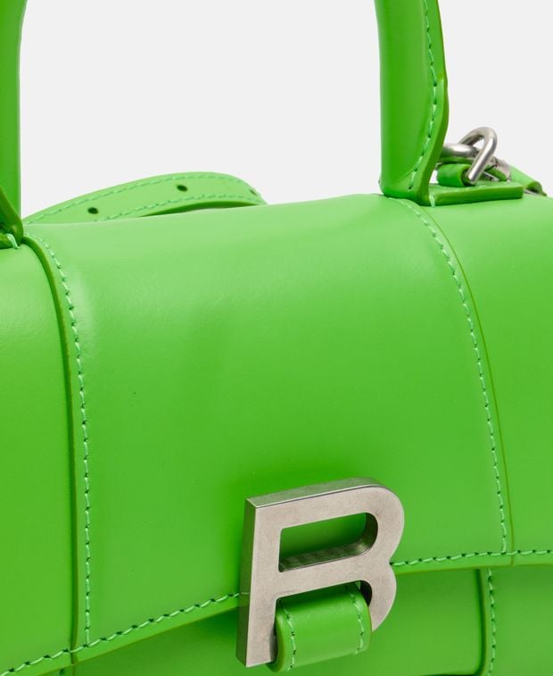 Balenciaga Leather handbag Hourglass XS