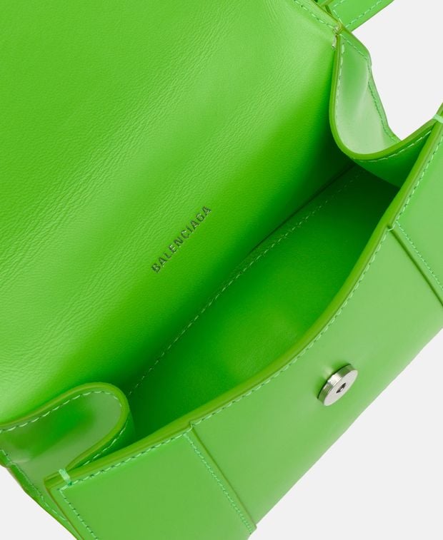 Balenciaga Leather handbag Hourglass XS