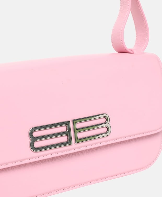 Balenciaga Gossip Leather shoulder bag Pink