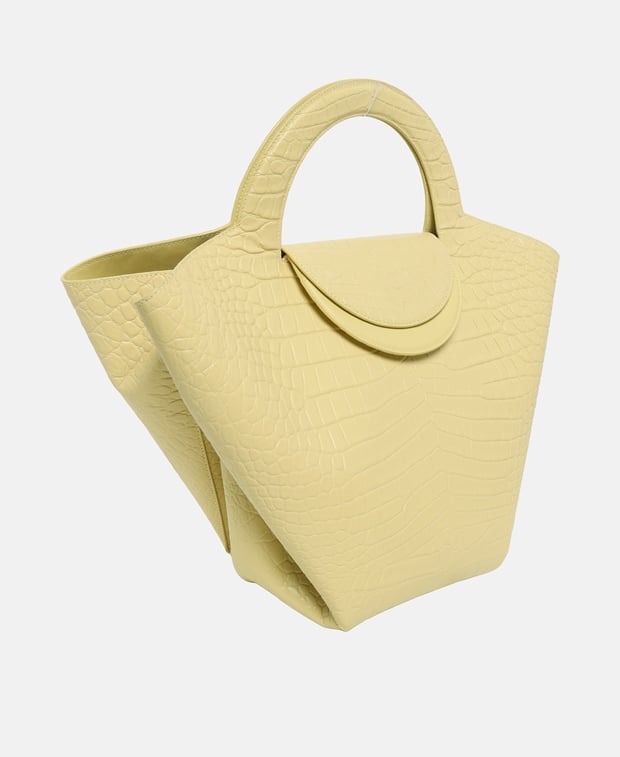 Bottega Veneta Leather handbag Yellow