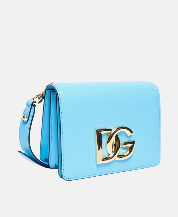 Dolce & Gabbana Leather cross body bag Light Blue