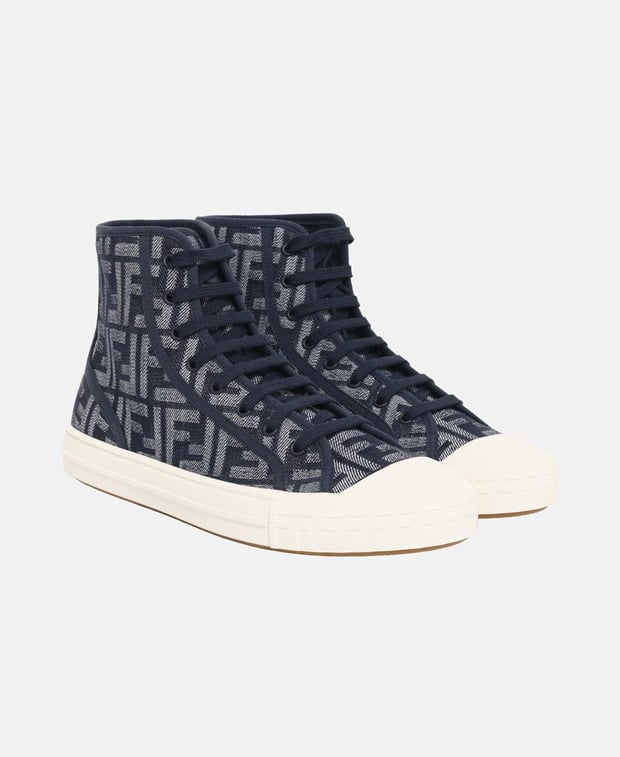 Fendi Domino Sneakers Slate Blue