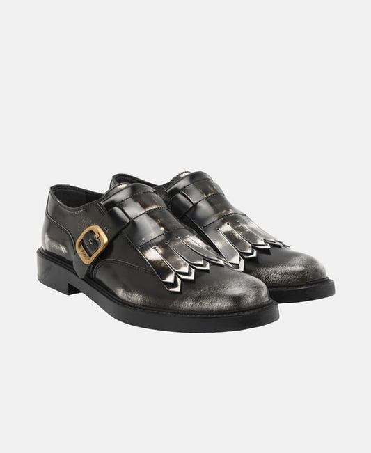 Tod's Monk strap shoes Gomma Basso Frangia Fibbia