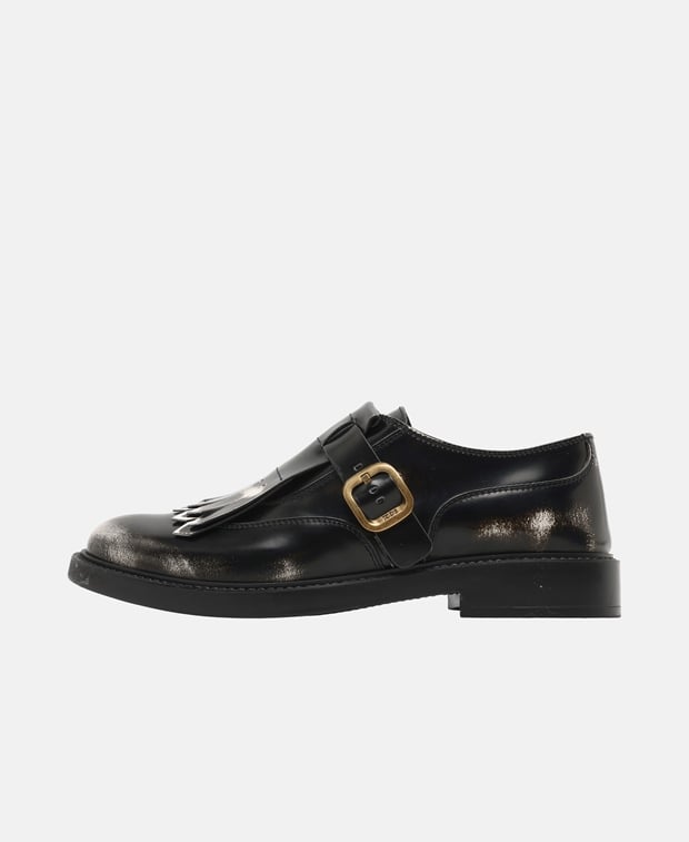 Tod's Monk strap shoes Gomma Basso Frangia Fibbia