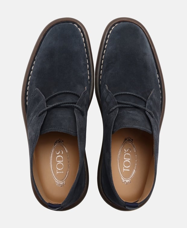 Tod's POLACCO NASTRO IDEAL 06G Lace-up boots Midnight Blue