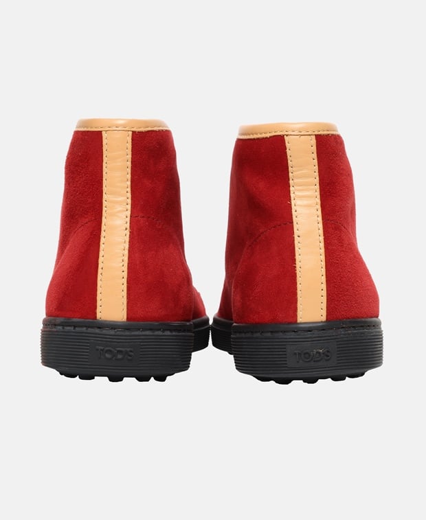 Tod's Sport Cassetta JL Pugile Sneakers Red