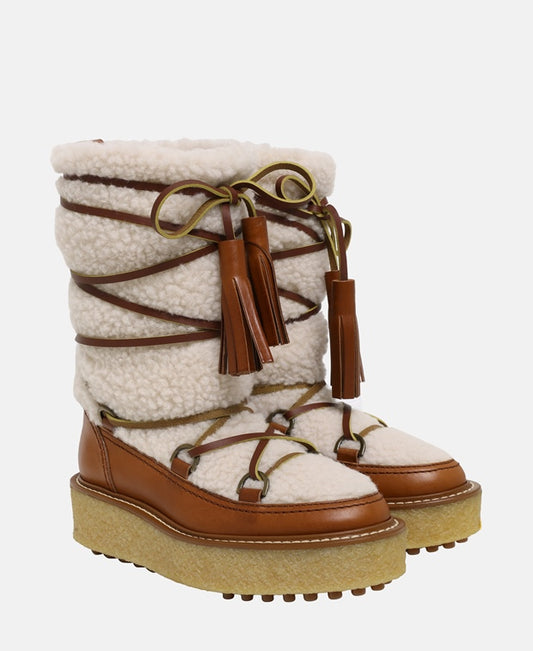 Tod's Fondo Para Montone Winter boots