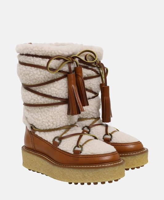 Tod's Winter boots Fondo Para Montone