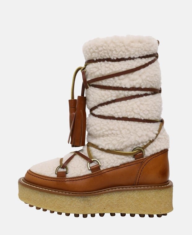 Tod's Fondo Para Montone Winter boots