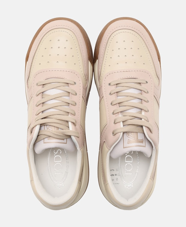 Tod's Casseta 51K Allacciata Sneakers Rose