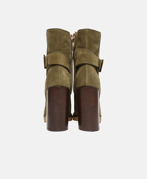 Tod's Gomma Para Ankle boots Green