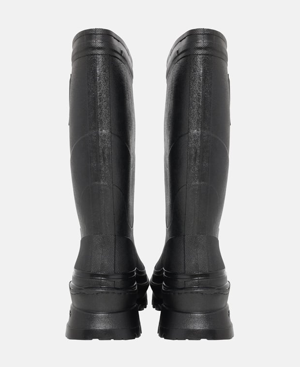 Dolce & Gabbana Stivale Gomma Metal Ankle boots Black