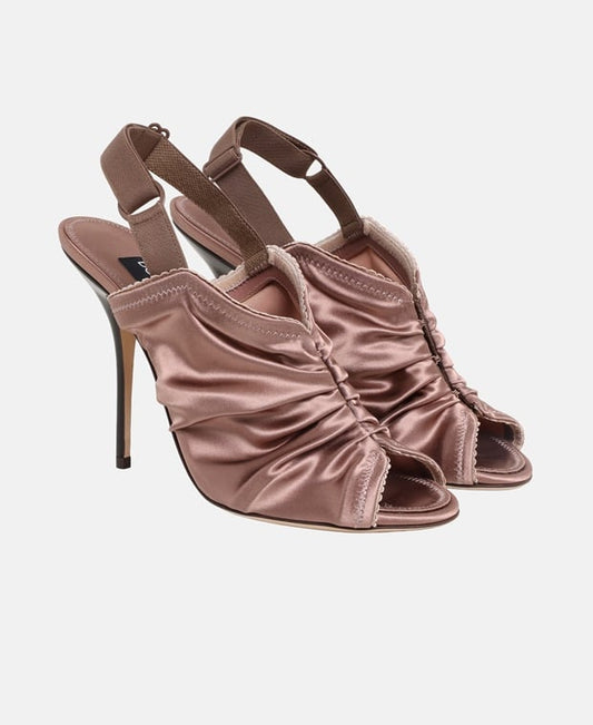 Dolce & Gabbana Keira Heeled sandals Tan