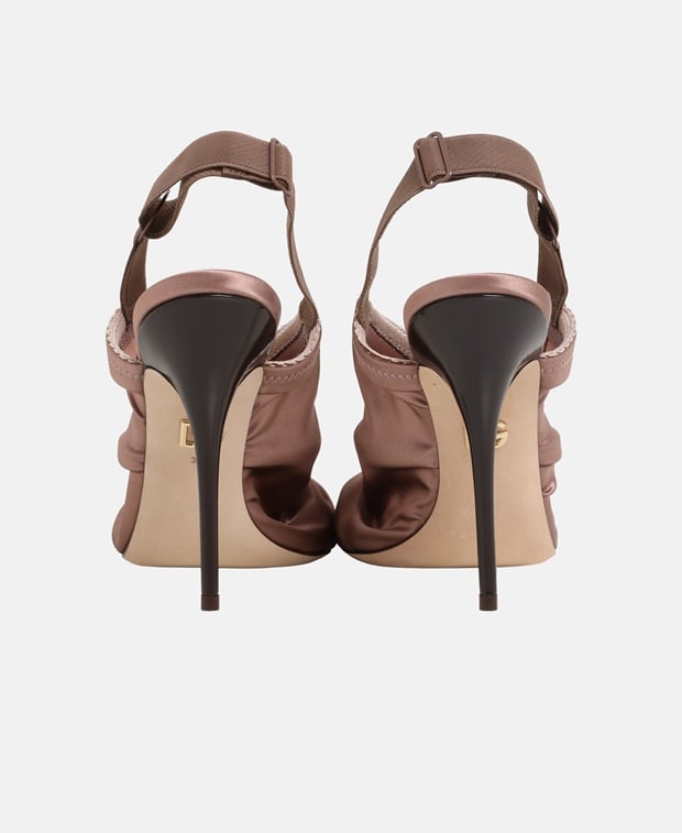 Dolce & Gabbana Keira Heeled sandals Tan