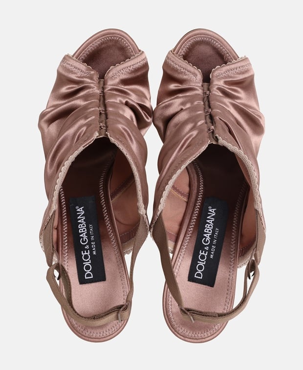 Dolce & Gabbana Keira Heeled sandals Tan