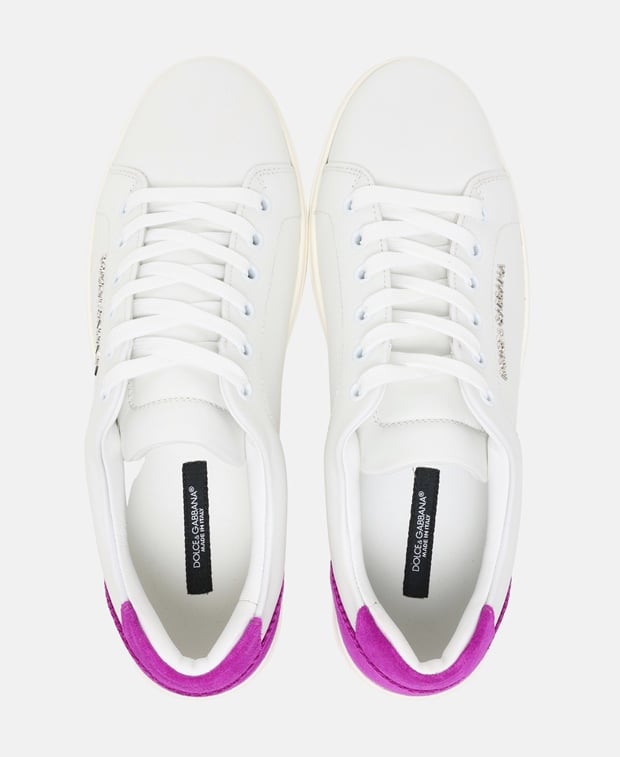 Dolce & Gabbana Fuxia Sneakers White