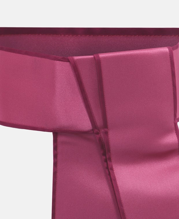 Dolce & Gabbana Silk belt Fuchsia