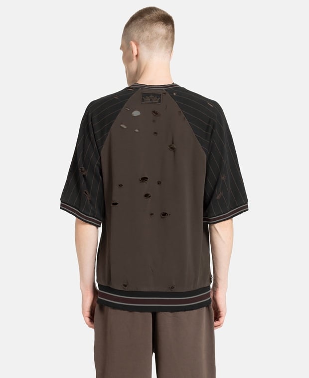 Dolce & Gabbana Short-sleeved sweatshirt Black Coffee