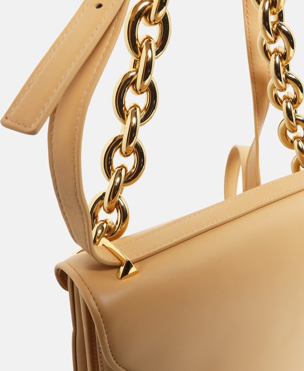 Bottega Veneta Leather cross body bag Beige
