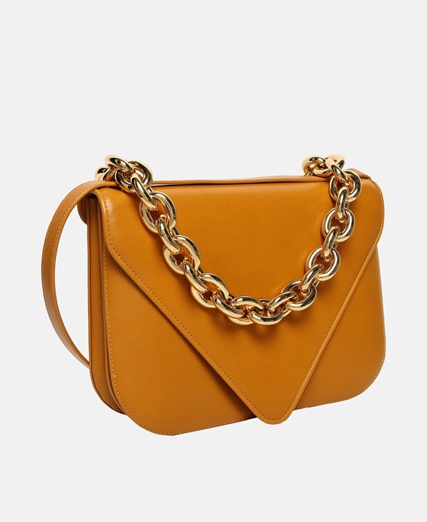 Bottega Veneta Leather cross body bag Caramel