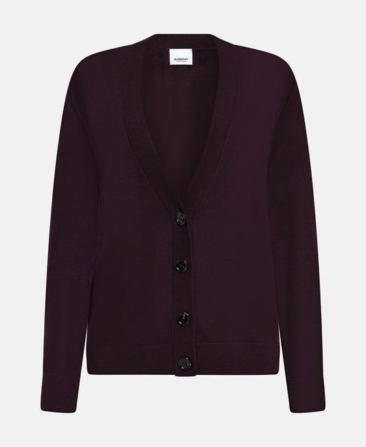 Burberry Wool cardigan Blackberry