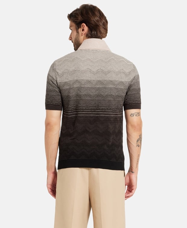 Missoni Knitted polo shirt Brown