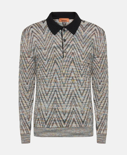 Missoni Long-sleeved polo shirt