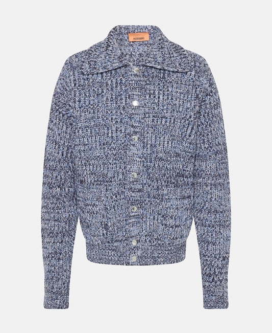 Missoni Wool cardigan Light Blue